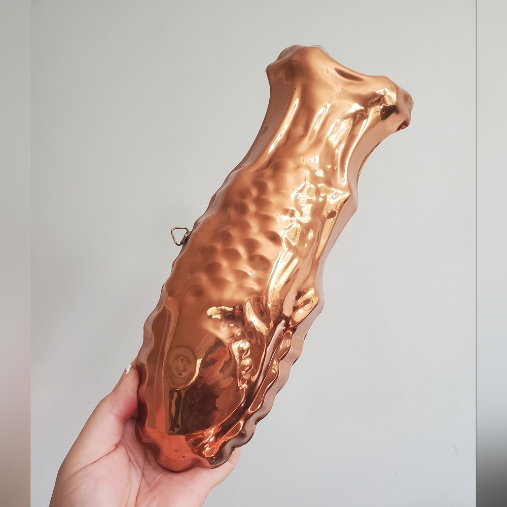 Vintage  copper fish mold